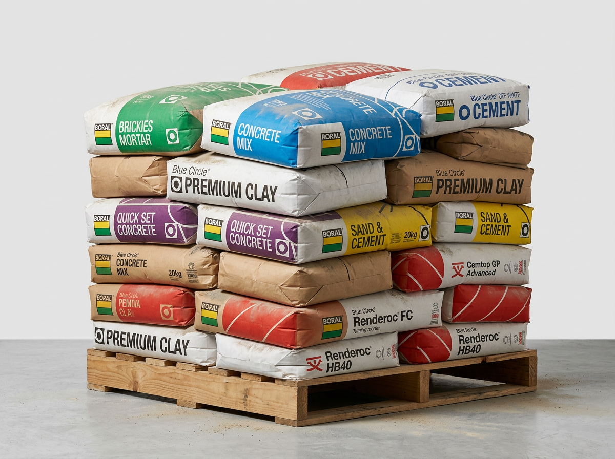 Bagged Products — Concrete, mortar, cement, Fosroc render & repair